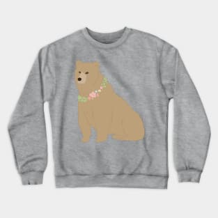 Floral Bear Crewneck Sweatshirt